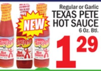 C Town Texas pete hot sauce offer