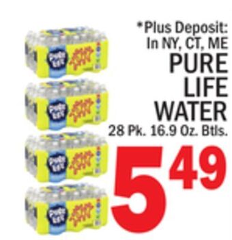 C Town Pure life water offer