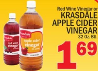 C Town Krasdale apple cider vinegar offer