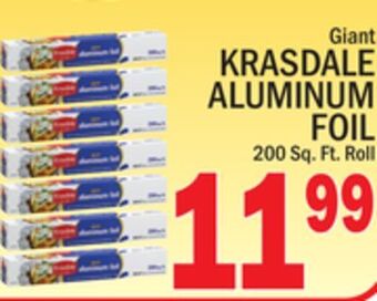 C Town Krasdale aluminum foil offer