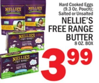 C Town Nellie's free range butter 8 oz. box offer