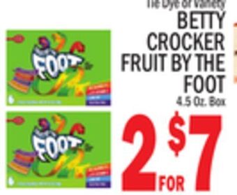 C Town Betty crocker fruit by the foot offer