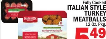 C Town Turkey meatballs offer