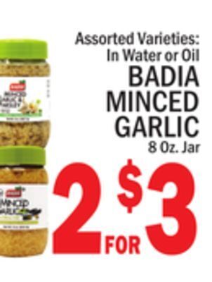 C Town Badia minced garlic offer