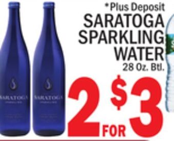 C Town Saratoga sparkling water offer