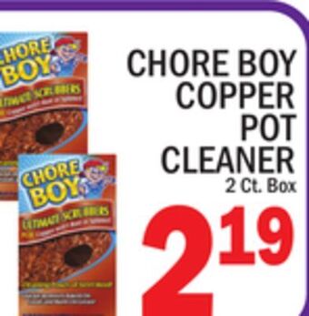 C Town Chore boy copper pot cleaner offer