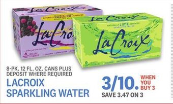 Kings Food Markets Lacroix sparkling water offer