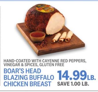 Kings Food Markets Boar's head blazing buffalo chicken breast offer