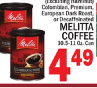 C Town Melitta coffee offer