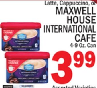 C Town Maxwell house international cafe offer