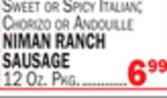 C Town Niman ranch sausage offer