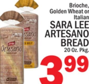 C Town Sara lee artesano bread offer