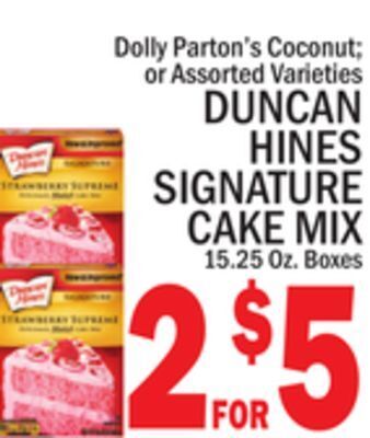 C Town Duncan hines signature cake mix offer