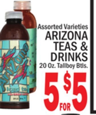 C Town Arizona teas & drinks offer
