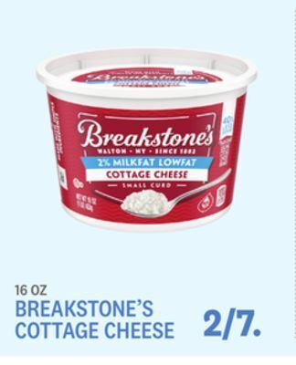 Kings Food Markets Breakstone's cottage cheese offer