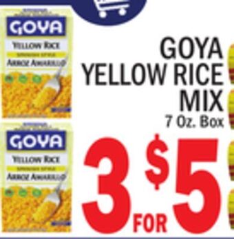 C Town Goya yellow rice mix offer