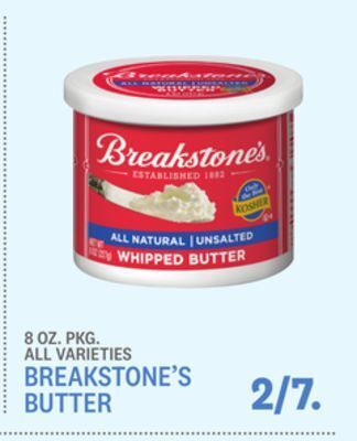 Kings Food Markets Breakstone's butter offer