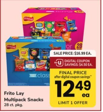 ACME Frito lay multipack snacks offer