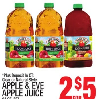 C Town Apple & eve apple juice offer