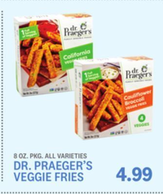 Kings Food Markets Dr. praeger's veggie fries offer