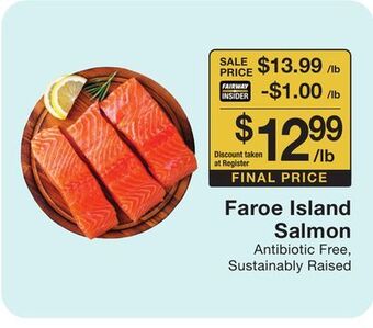 Fairway Store Market Faroe island salmon offer