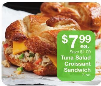 Fairway Store Market Tuna salad croissant sandwich offer