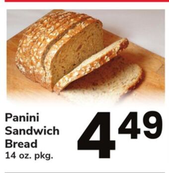 ACME Panini sandwich bread offer