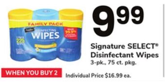 ACME Signature select disinfectant wipes offer