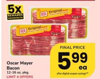 ACME Oscar mayer bacon offer