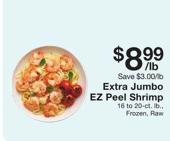 Fairway Store Market Extra jumbo ez peel shrimp offer