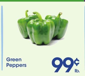 Price Rite Green peppers offer