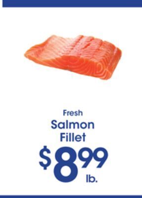 Price Rite Fresh salmon fillet offer