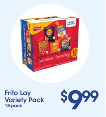 Price Rite Frito lay variety pack offer