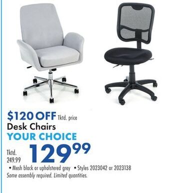 Boscov's Desk chairs offer