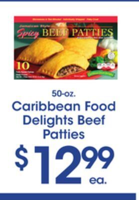 Price Rite Caribbean food delights beef patties offer