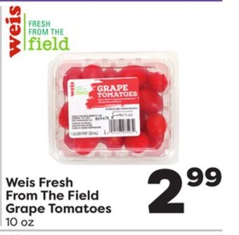 Weis Markets Weis fresh from the field grape tomatoes offer