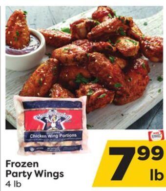 Weis Markets Frozen party wings offer