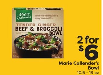 Weis Markets Marie callender's bowl offer