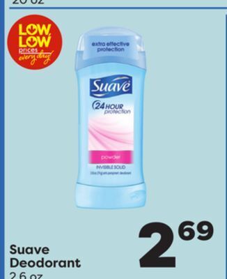 Weis Markets Suave deodorant offer
