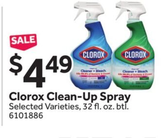 Stop&Shop Clorox clean-up spray offer
