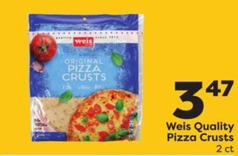 Weis Markets Weis quality pizza crusts offer