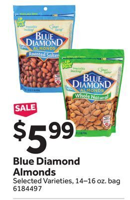 Stop&Shop Blue diamond almonds offer