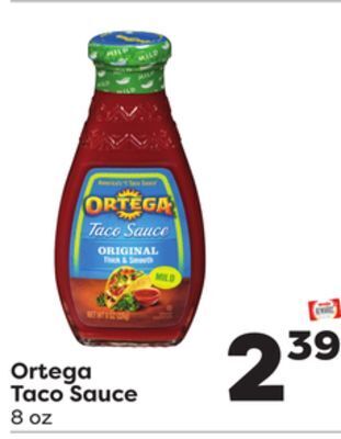 Weis Markets Ortega taco sauce offer