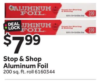 Stop&Shop Stop & shop aluminum foil offer