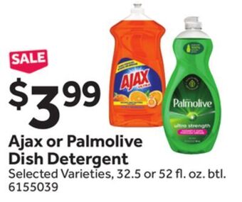 Stop&Shop Ajax or palmolive dish detergent offer