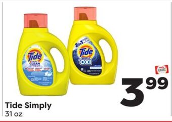 Weis Markets Tide simply offer