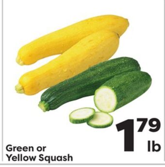 Weis Markets Green or yellow squash offer