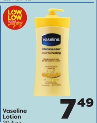 Weis Markets Vaseline lotion offer