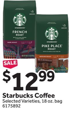 Stop&Shop Starbucks coffee offer