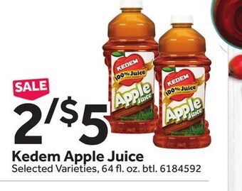 Stop&Shop Kedem apple juice offer